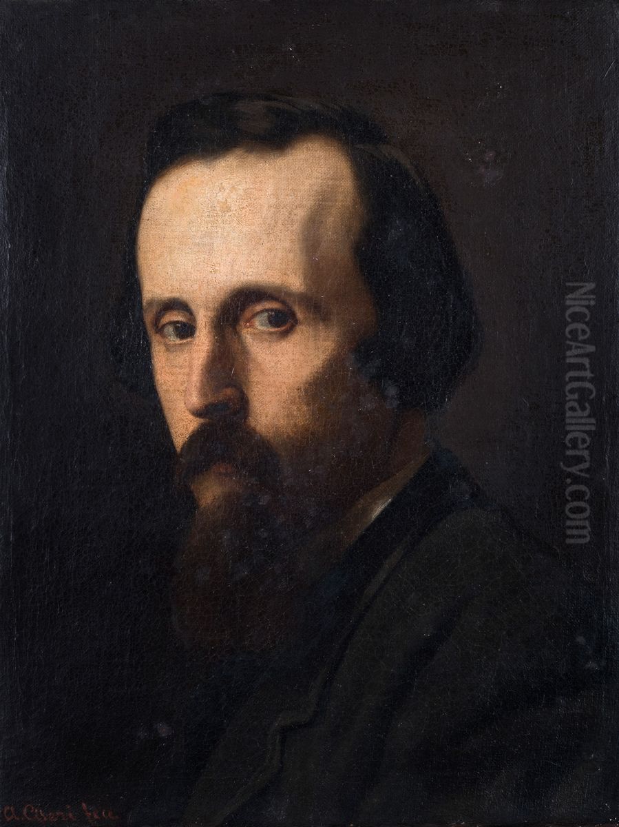 Portrait of Martin Boneo Oil Painting by Antonio Ciseri