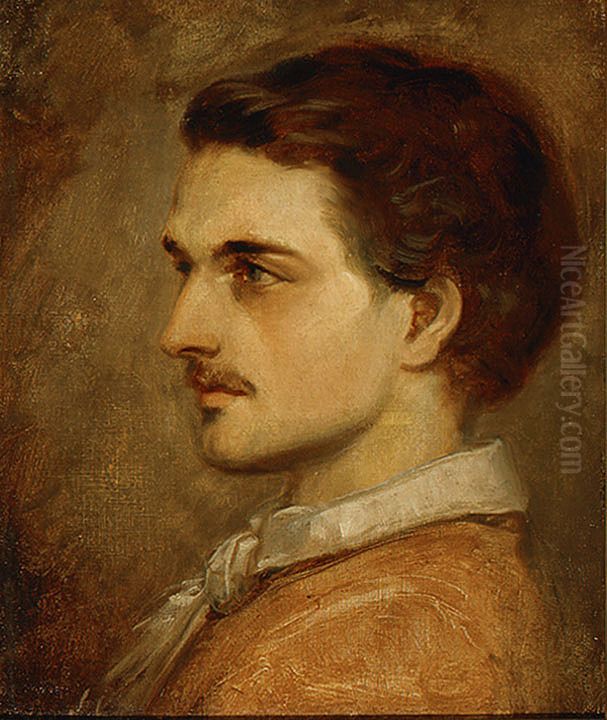 Self-portrait Oil Painting by Anselm Friedrich Feuerbach