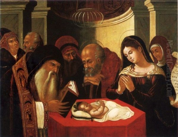 Presentation of Jesus in the Temple. Oil Painting by Giovanni Bellini