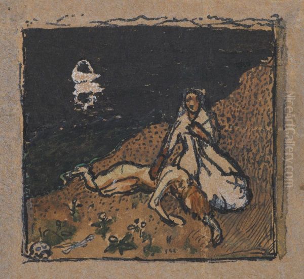 Lemminkainen's Mother by Akseli Valdemar Gallen-Kallela