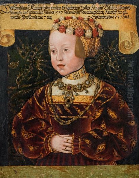 Portrait of Archduchess Elisabeth Oil Painting by Jakob Seisenegger