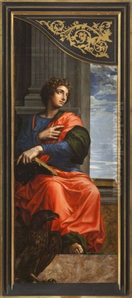 St John the Evangelist Oil Painting by Michiel Coxie