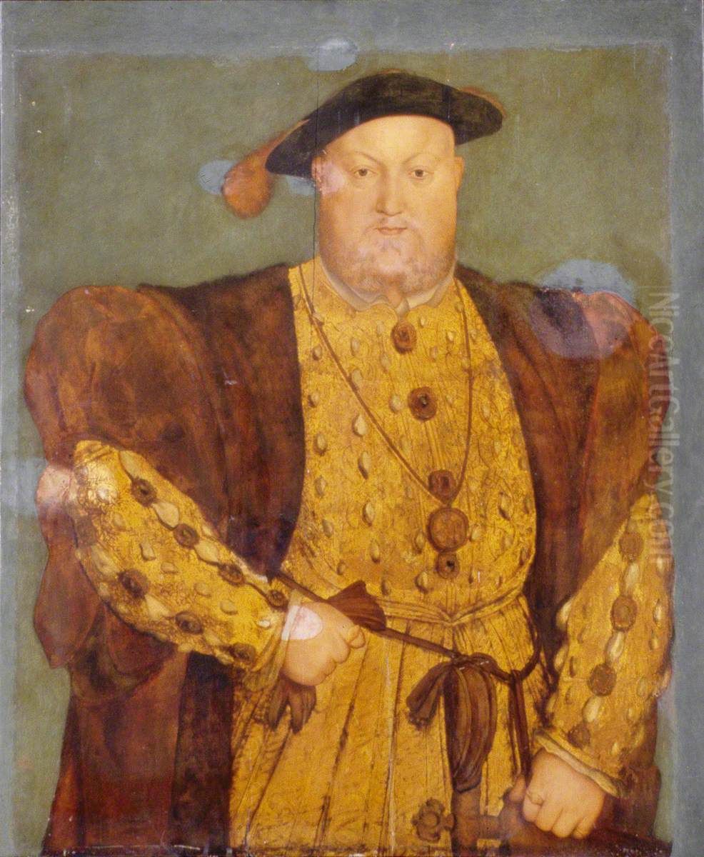 Henry VIII (1491-1547) Oil Painting by Hans Holbein the Younger