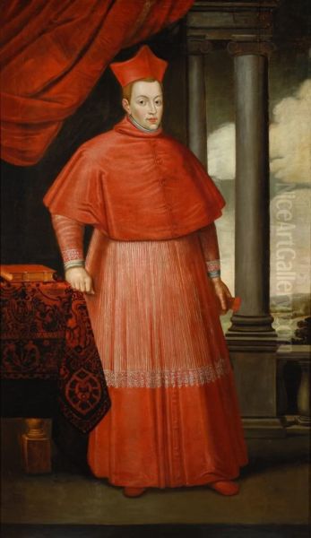 The Infante Cardinal Ferdinand (1609-1641) Oil Painting by Juan Pantoja de la Cruz