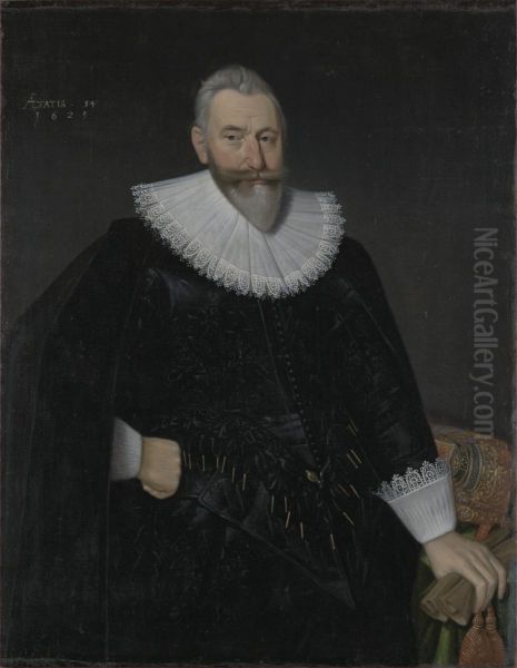 Sir George Hay (1572-1634), 1st Earl of Kinnoull, High Chancellor of Scotland Oil Painting by Adam de Colone