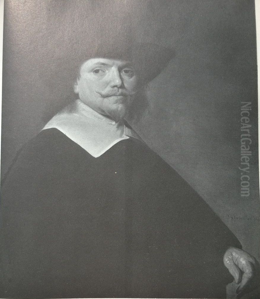 Portrait of an unknown man Oil Painting by Johannes Cornelisz Verspronck