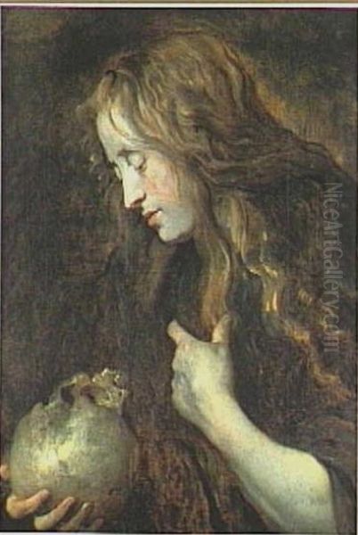 Bussende Magdalena Oil Painting by Sir Anthony Van Dyck