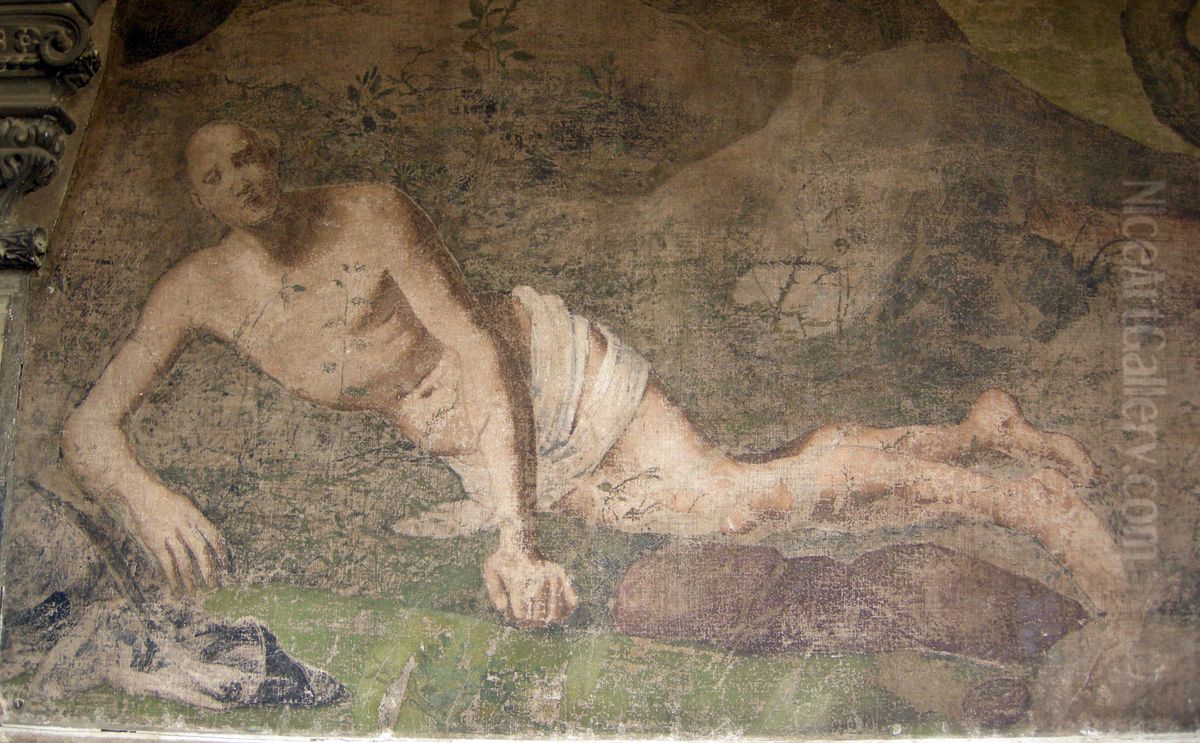 Temptation of Saint Benedict Oil Painting by Bronzino