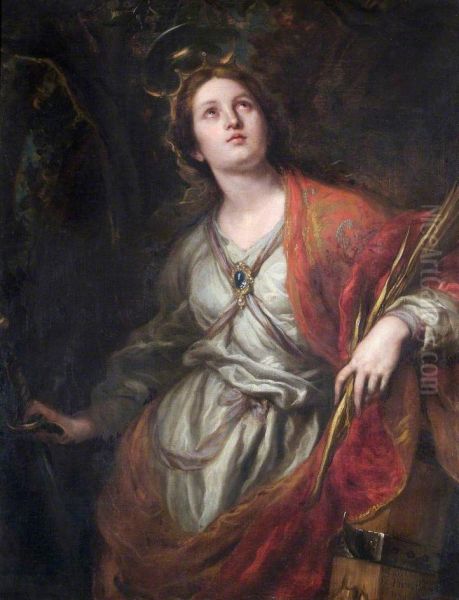 Saint Catherine of Alexandria Oil Painting by Claudio Coello