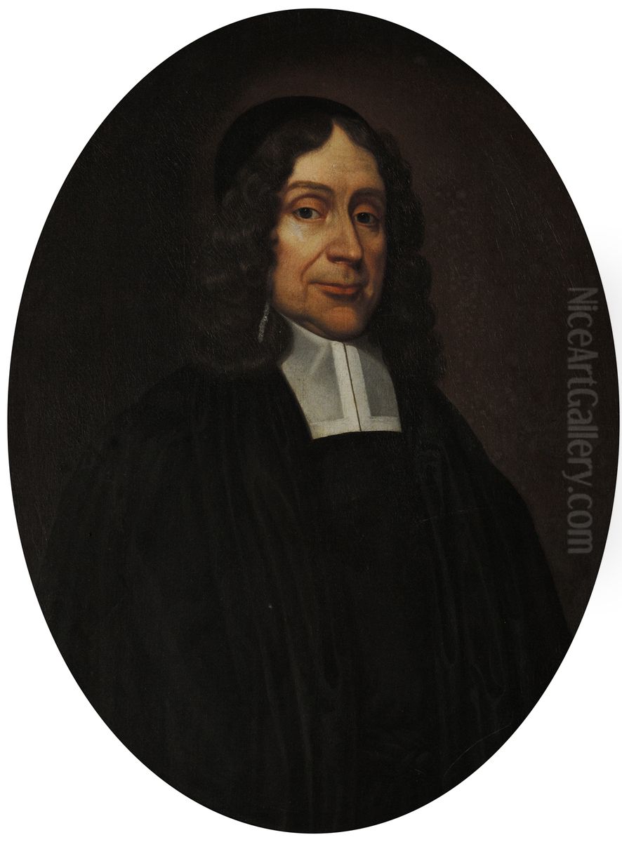 Ralph Bathurst (1620-1704), President of Trinity College and Dean of Wells Oil Painting by Godfrey Kneller