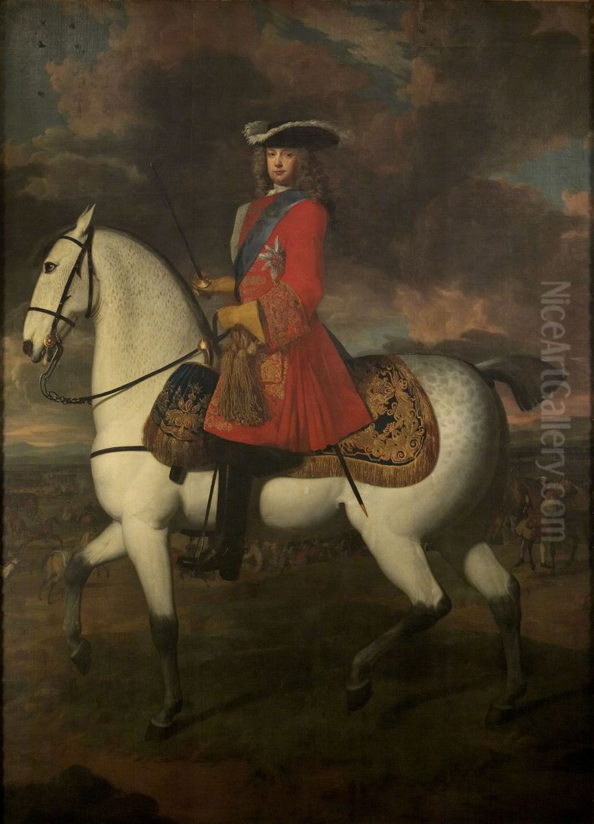 Thomas Wentworth, 3rd Earl of Strafford (1672-1739), Diplomat Oil Painting by Paul Carl Leygebe