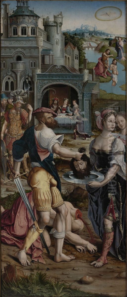 The Beheading of St John the Baptist Oil Painting by unknown