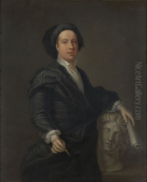 William Kent (1685-1748), Architect Oil Painting by William Aikman