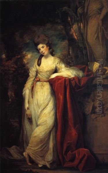 Portrait of Mrs Abington (1737-1815), British actress Oil Painting by Joshua Reynolds