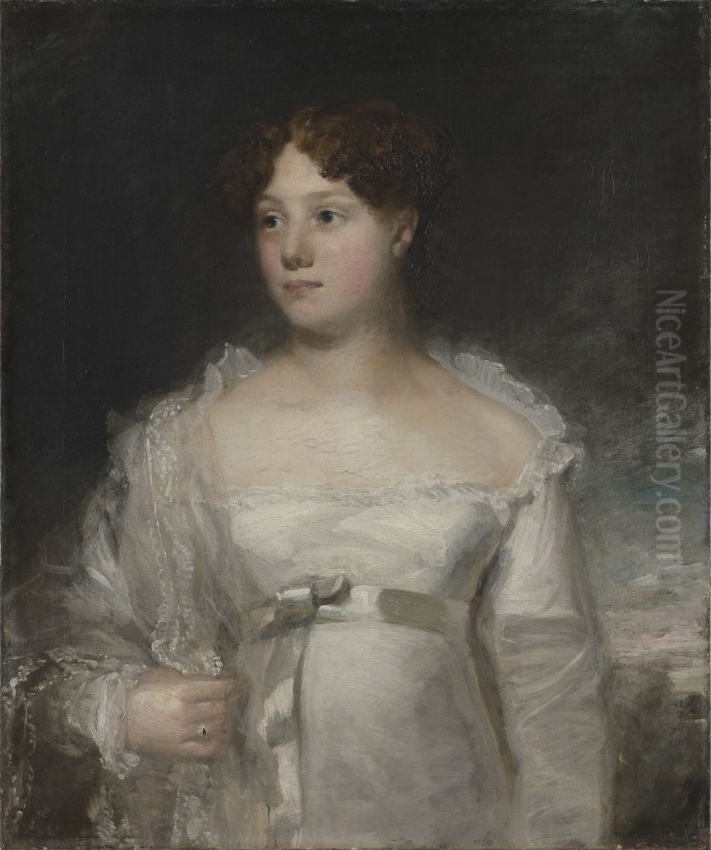 Jane Anne Inglis, nee Mason (b.c.1792) Oil Painting by John Constable