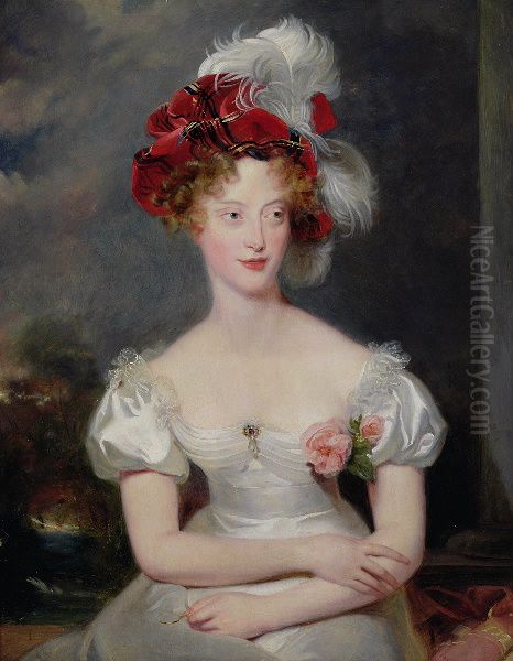 The Duchess of Berry Oil Painting by Thomas Lawrence The Duchess of Berry Oil Painting by Thomas Lawrence