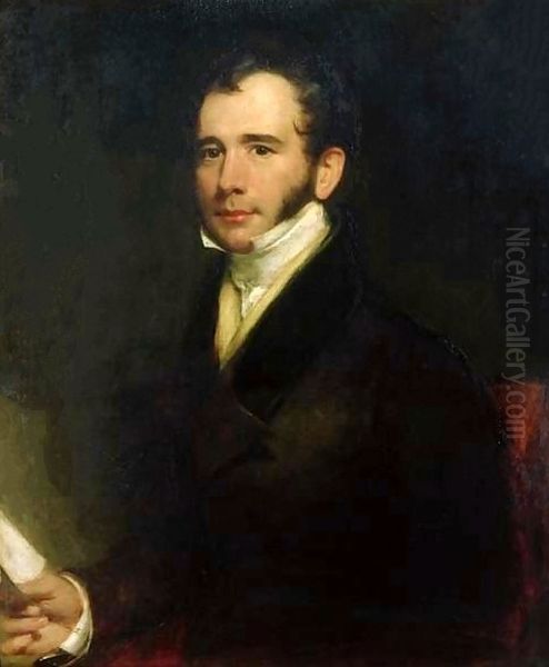 William Thomas Brande (1788-1866) Oil Painting by Henry William Pickersgill