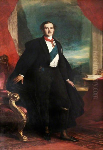 Prince Albert (1819-1861) Oil Painting by Franz Xaver Winterhalter