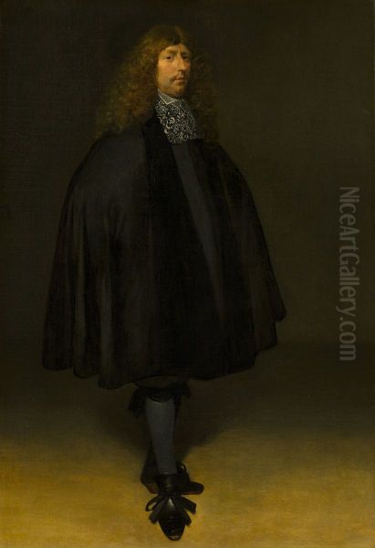 Self-Portrait Oil Painting by Gerard Ter Borch