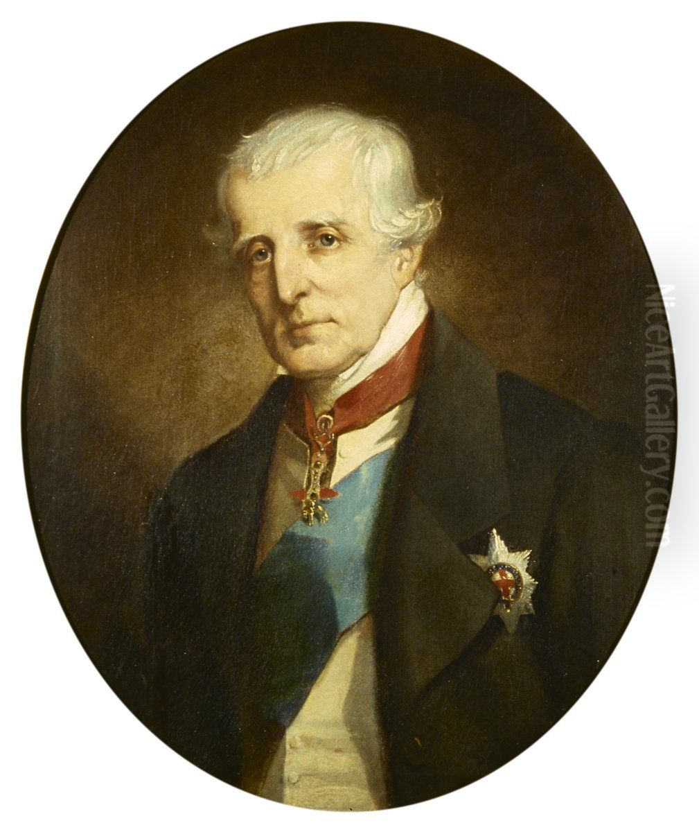 Arthur Wellesley, 1st Duke of Wellington (1769-1852), Field Marshal and Prime Minister Oil Painting by Henry Weigall