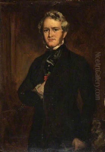 Sir Edwin Landseer (1802-1873) Oil Painting by Francis Grant