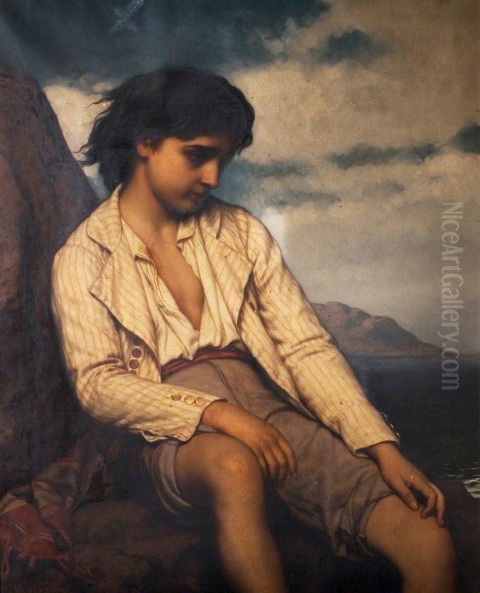 Paul Oil Painting by Jozef Van Lerius