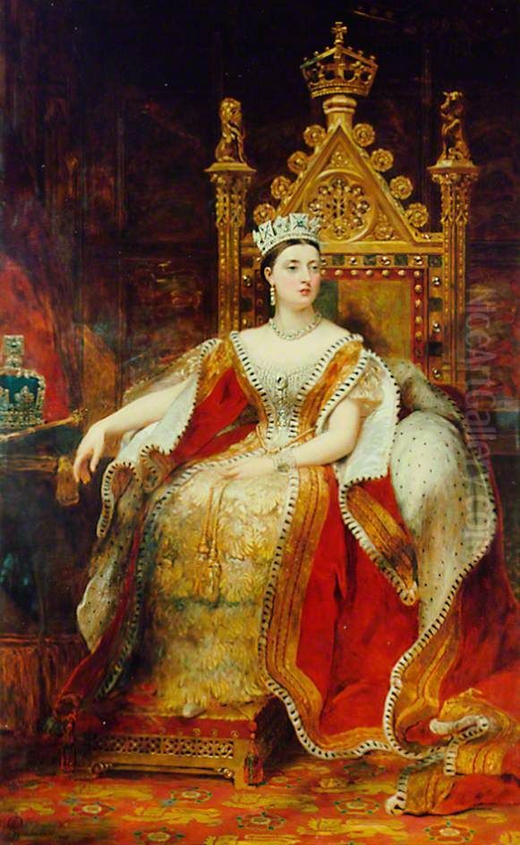 Queen Victoria (1819-1901) Oil Painting by James Sant