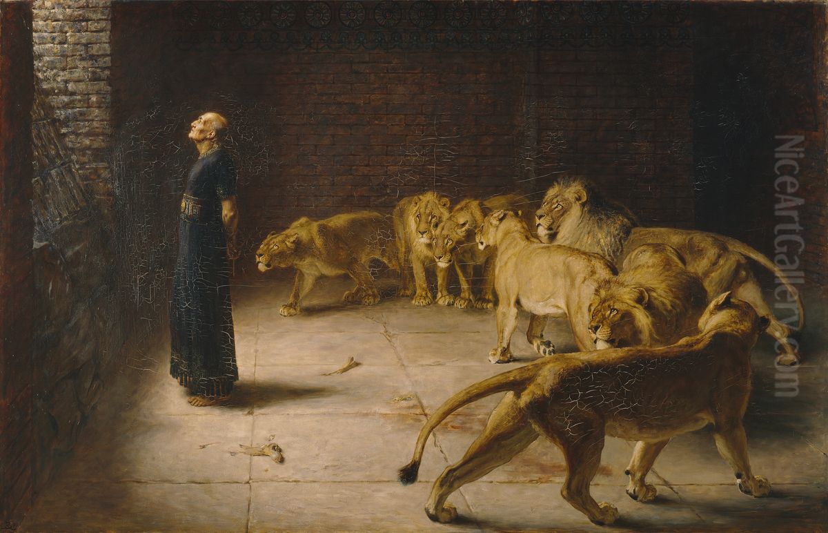 Daniel's Answer to the King Oil Painting by Briton Riviere