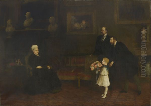 Queen Victoria and Her Descendants Oil Painting by William Quiller Orchardson
