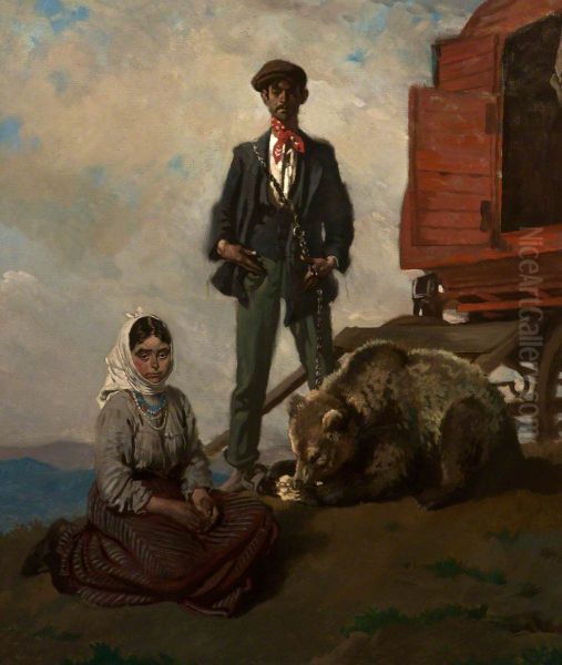 In the Dublin Mountains Oil Painting by William Orpen