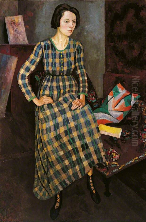 Nina Hamnett (1890-1956) Oil Painting by Roger Fry Nina Hamnett (1890-1956) Oil Painting by Roger Fry