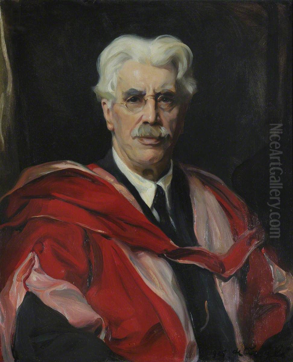 Alfred Cort Haddon (1856-1940), Fellow, Anthropologist, Champion of Women's Education at Cambridge Oil Painting by Philip de Laszlo Alfred Cort Haddon (1856-1940), Fellow, Anthropologist, Champion of Women's Education at Cambridge Oil Painting by Philip de Laszlo