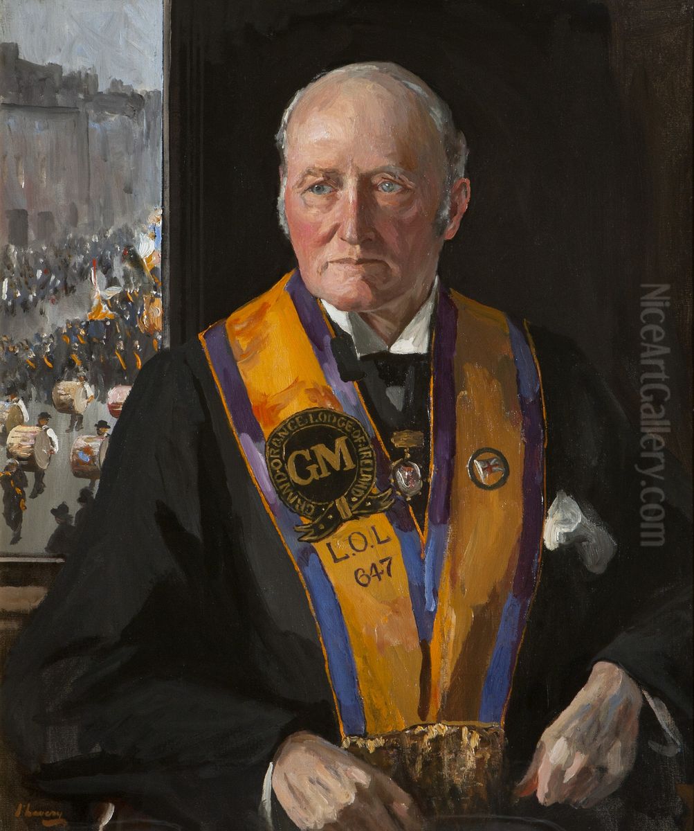 Sir Edward Mervyn Archdale (1853-1943), PC, DL Oil Painting by John Lavery