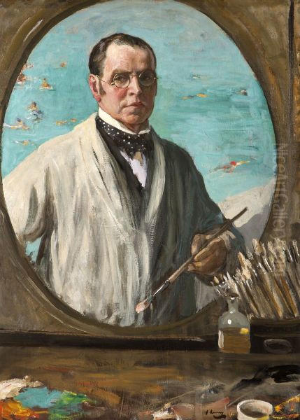 Self Portrait Oil Painting by John Lavery