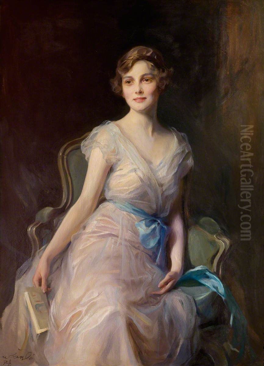 Margaret Leicester Warren (1905-1964) Oil Painting by Philip de Laszlo Margaret Leicester Warren (1905-1964) Oil Painting by Philip de Laszlo