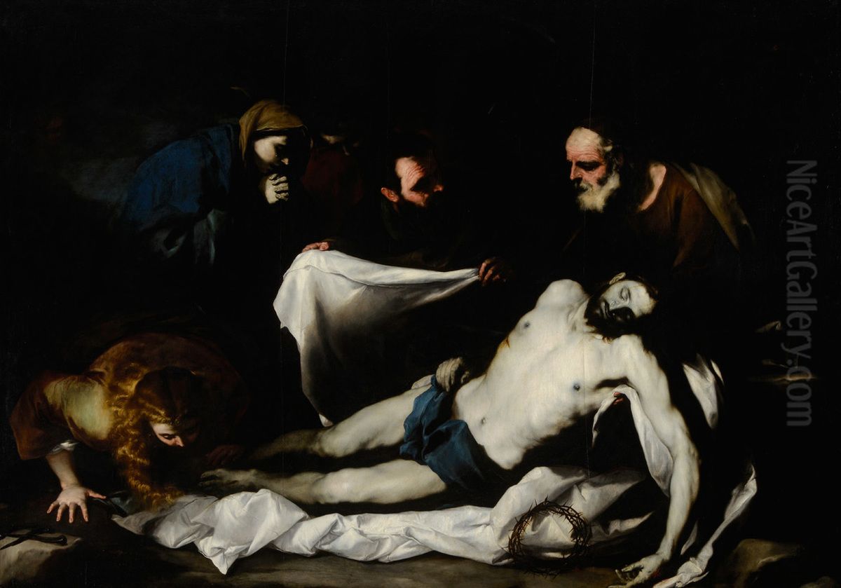 Die Beweinung Christi Oil Painting by Luca Giordano