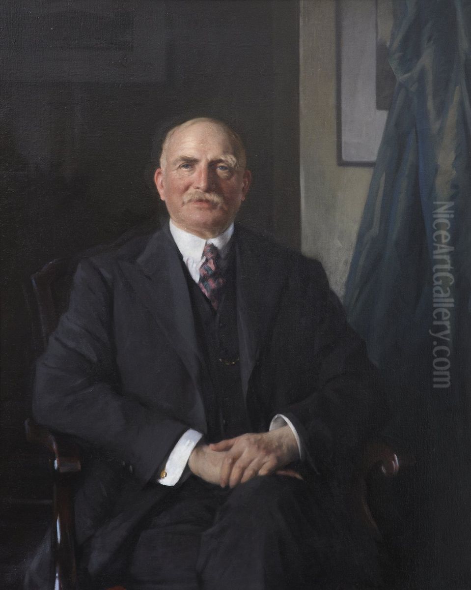 Sir Alexander Grant (1864-1937) Oil Painting by William Llewellyn