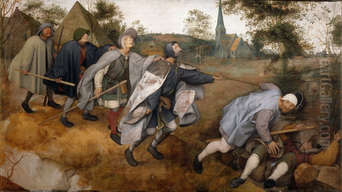 The parable of the blind Oil Painting by Pieter Brueghel the Elder
