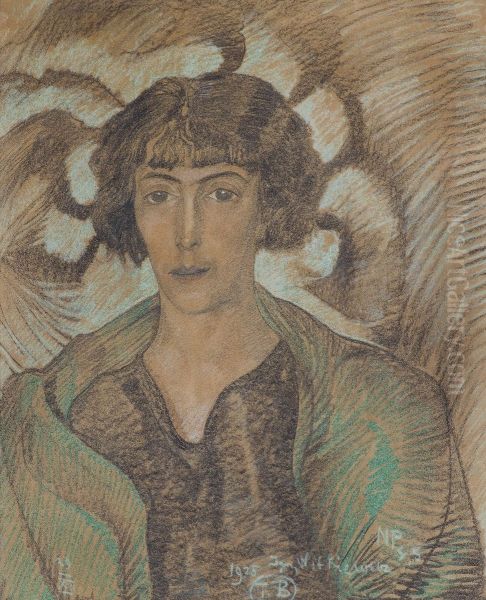 Portret kobiety Oil Painting by Stanislaw Ignacy Witkiewicz