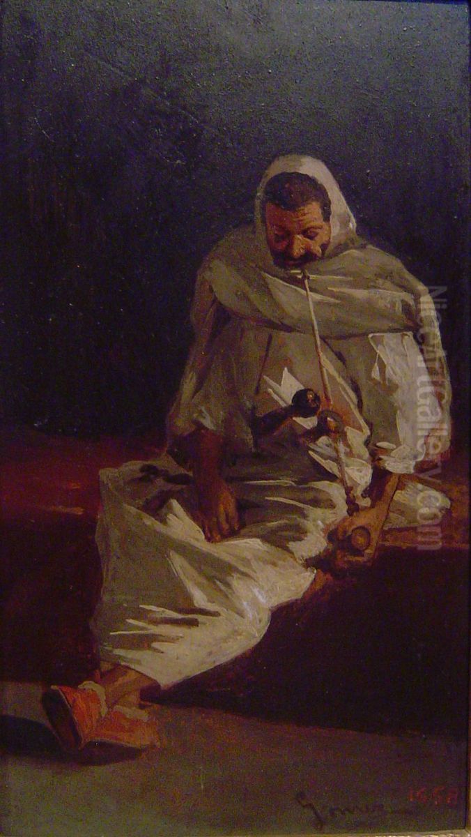Moro Oil Painting by Simo Gomez