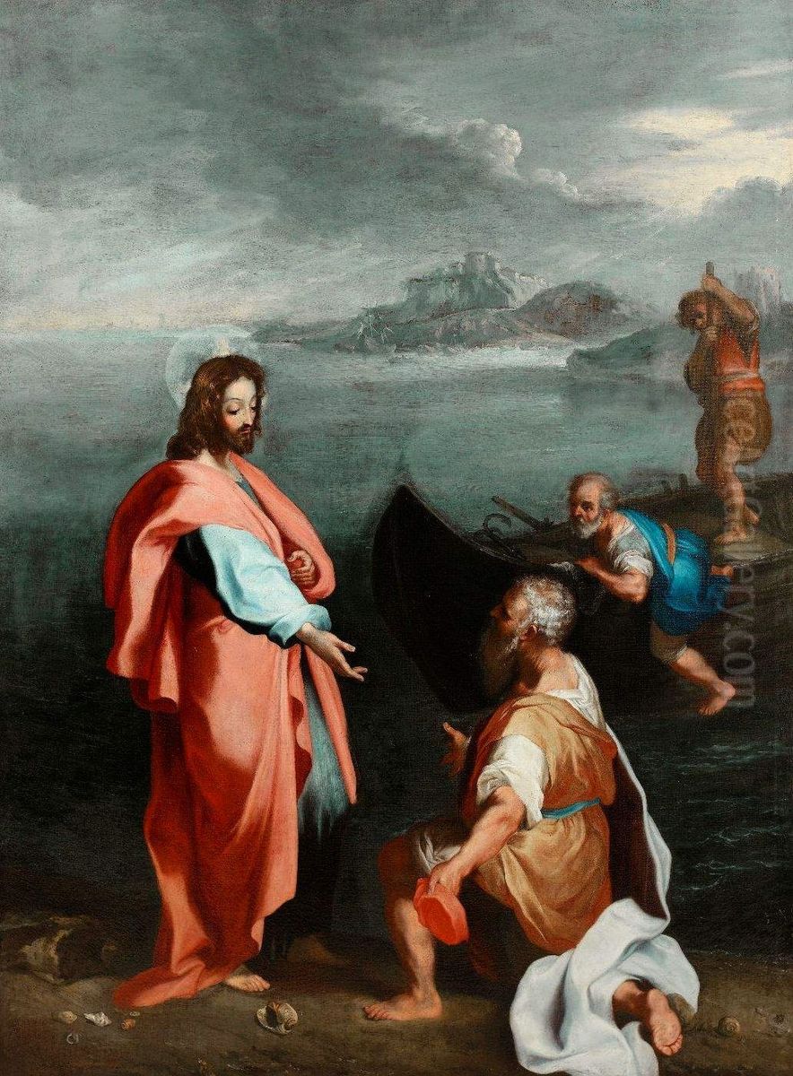 Calling of Saints Peter and Andrew. Oil Painting by Federico Barocci
