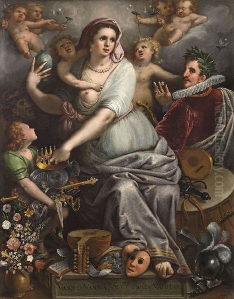 Allegory of Vanity Oil Painting by Gillis Coignet