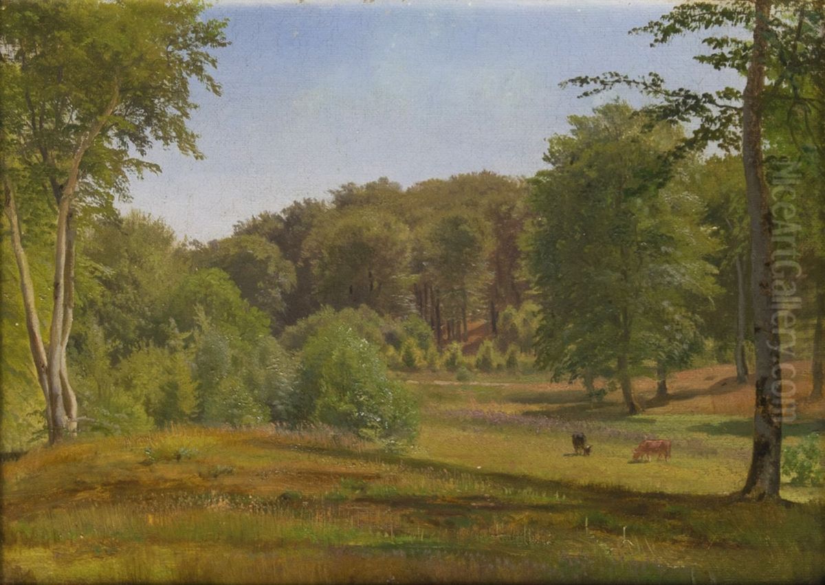 Landliche Idylle. Oil Painting by Anders Andersen-Lundby