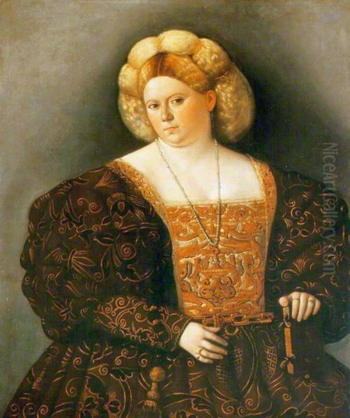Portrait of a Lady Oil Painting by Bernardino Licinio