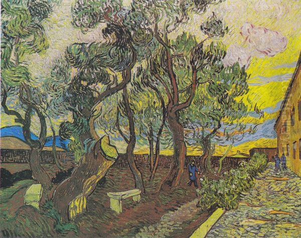 The Garden of Saint-Paul Hospital Oil Painting by Vincent Van Gogh