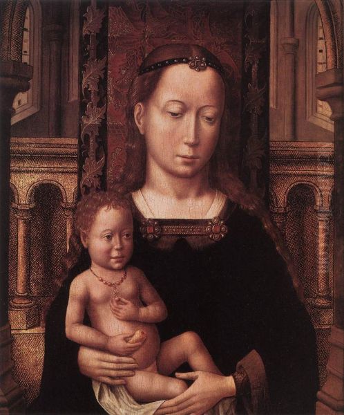 Virgin and Child Oil Painting by Unidentified painter