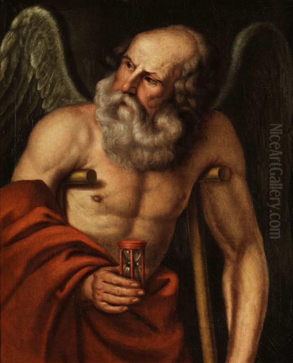 Chronos Oil Painting by Artus Wolffort