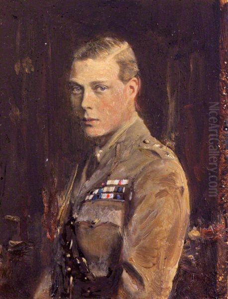 Prince Edward, Duke of Windsor (King Edward VIII) Oil Painting by Reginald Grenville Eves