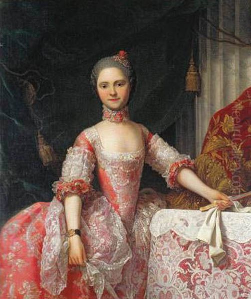 Portrait of Maria Luisa de Parma (1751-1819) Oil Painting by Giuseppe Baldrighi