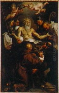 The death of Saint Anthony Abbot